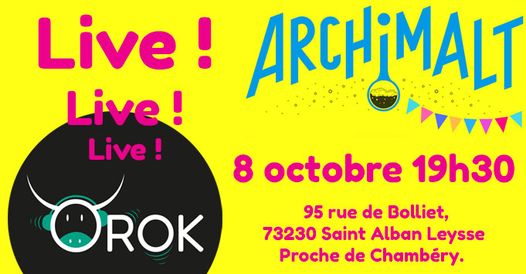 Affiche : Orok en concert à l'archimalt le 8 octobre 2022 à 19h30